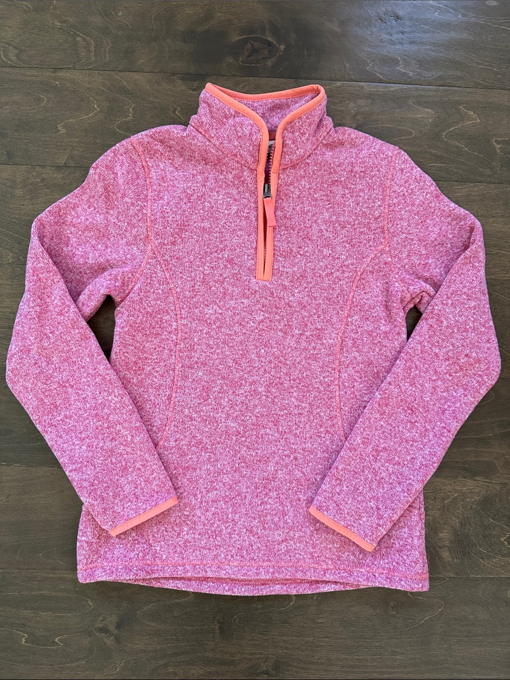 New Lands’ End Sweater Fleece Pop Over, Size M (10-12).